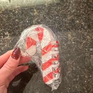 Daily Charme Holiday Candy Cane Hair Clip - New